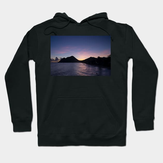 Caribbean Sunset Hoodie by cinema4design